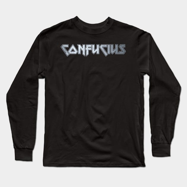 Confucius Long Sleeve T-Shirt by Erena Samohai